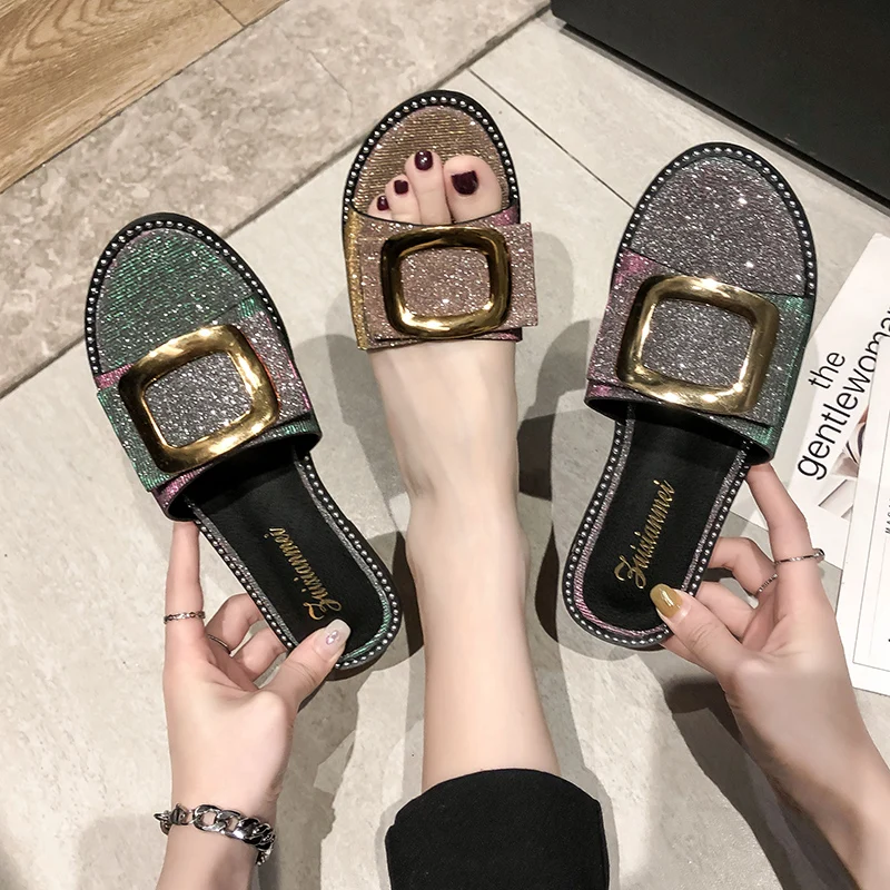 Female Mules New 2019 Med Brief Leather Modis Summer Ladies Slippers Rubber Square Buckle Outside Babouche Slipon Sandals
Female Mules New 2019 Med Brief Leather Modis Summer Ladies Slippers Rubber Square Buckle Outside Babouche Slipon Sandals