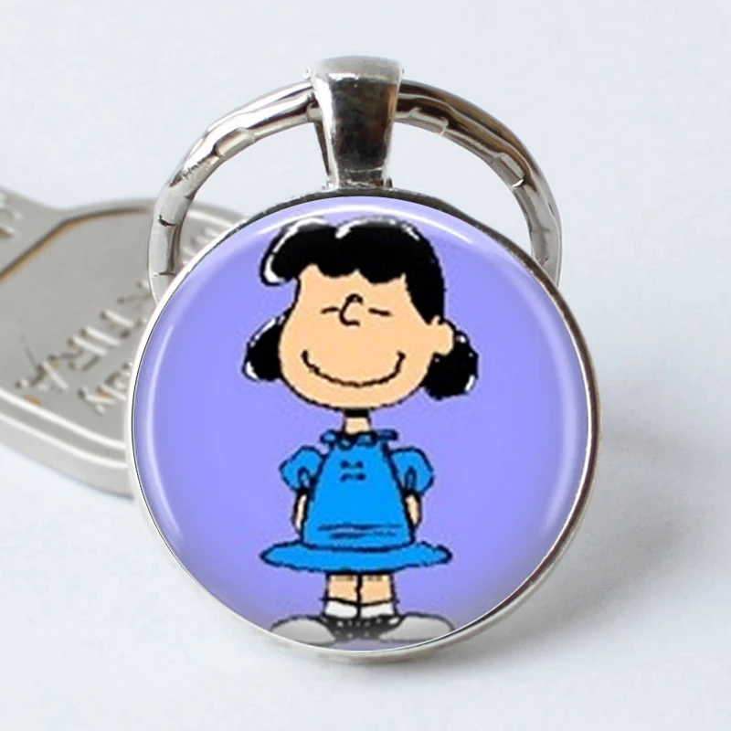 Lucy Key Ring The Peanuts Jewelry Charlie Brown Character Keychain Glass Cabochon Christmas Gift for Women for Men
Lucy Key Ring The Peanuts Jewelry Charlie Brown Character Keychain Glass Cabochon Christmas Gift for Women for Men