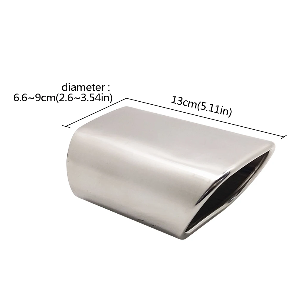 Universal Car Exhaust Muffler Tip Stainless Steel Pipe Trim Modified Car Rear Tail Throat Liner for Volkswagen Lavida BMW X1
Universal Car Exhaust Muffler Tip Stainless Steel Pipe Trim Modified Car Rear Tail Throat Liner for Volkswagen Lavida BMW X1