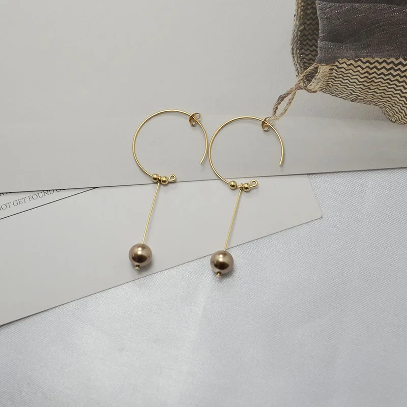 Domino Handmade semi circle earrings minimalist small pearl Dangle Earrings Gift for women
Domino Handmade semi circle earrings minimalist small pearl Dangle Earrings Gift for women