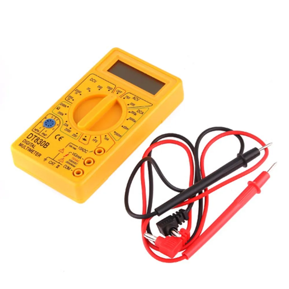 LCD Digital Voltmeter Ohmmeter Ammeter Multimeter Handheld Tester AC DC home tester DT830B Free shipping
LCD Digital Voltmeter Ohmmeter Ammeter Multimeter Handheld Tester AC DC home tester DT830B Free shipping