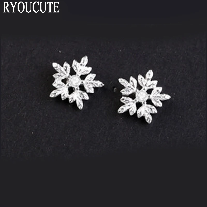 RYOUCUTE New Arrivals S925 Sterling Silver Snowflake Stud Earrings for Women Brincos Pendientes sterling-silver-jewelry
RYOUCUTE New Arrivals S925 Sterling Silver Snowflake Stud Earrings for Women Brincos Pendientes sterling-silver-jewelry