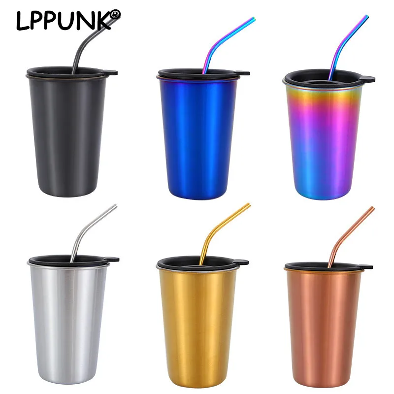 New 350ml Stainless steel 304 Family dancing Party Beer cup Electroplate milk cup creative coffee tea straw mugs 6pieces/set
New 350ml Stainless steel 304 Family dancing Party Beer cup Electroplate milk cup creative coffee tea straw mugs 6pieces/set