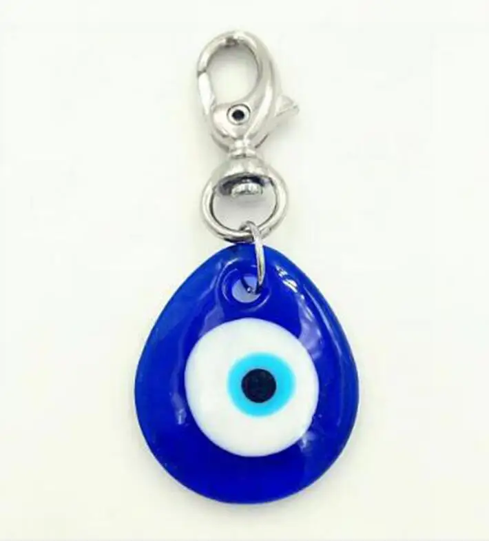 Lucky Evil Eye Turkish Greek Drop shape Blue Glass Amulet Charm Keychains Car Amulet Decoration Turkey Kabbalah
Lucky Evil Eye Turkish Greek Drop shape Blue Glass Amulet Charm Keychains Car Amulet Decoration Turkey Kabbalah