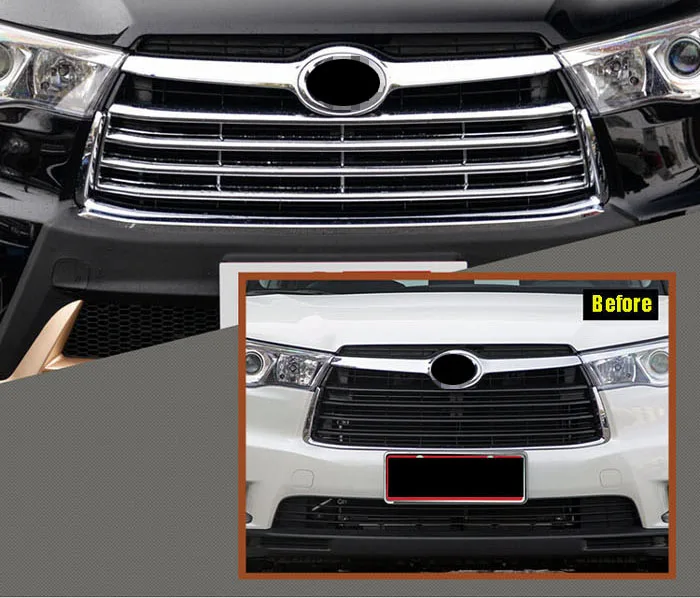 FOR toyota HIGHLANDER KLUGER 14-15 CHROME FRONT MESH GRILL GRILLE COVER TRIM INSERT RADIATOR BONNET GARNISH HOOD MOLDING
FOR toyota HIGHLANDER KLUGER 14-15 CHROME FRONT MESH GRILL GRILLE COVER TRIM INSERT RADIATOR BONNET GARNISH HOOD MOLDING