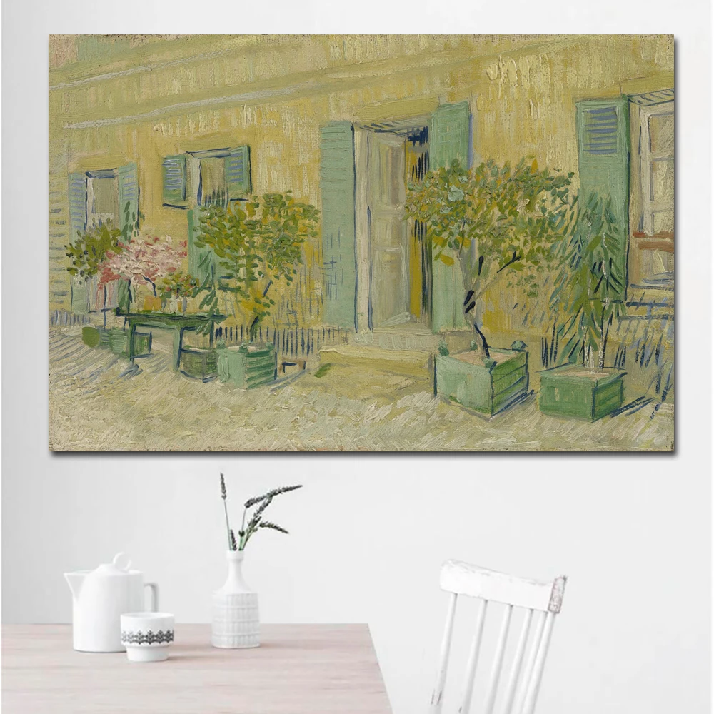 Exterior of a Restaurant at Asnieres-70x105