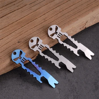 Outdoor Portable Wrench Titanium Alloy Bottle Opener EDC Portable Multi-purpose Creative Tool Crowbar Screwdriver
Outdoor Portable Wrench Titanium Alloy Bottle Opener EDC Portable Multi-purpose Creative Tool Crowbar Screwdriver
