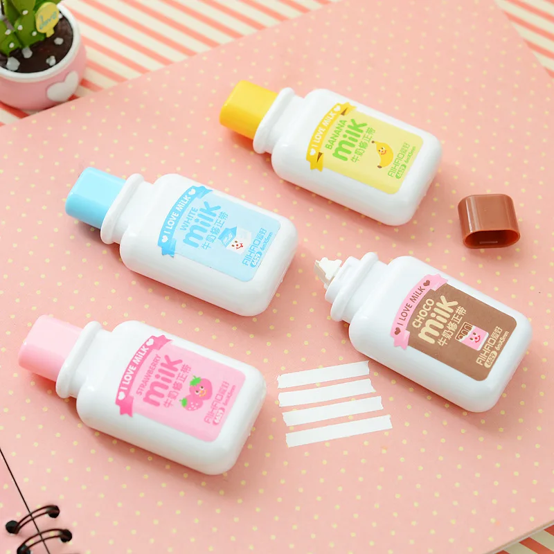 Cute Kawaii Milk Style Correction Tape for Kids School Supplies Materials Korean Stationery Wholesale Student Hot Sale
Cute Kawaii Milk Style Correction Tape for Kids School Supplies Materials Korean Stationery Wholesale Student Hot Sale