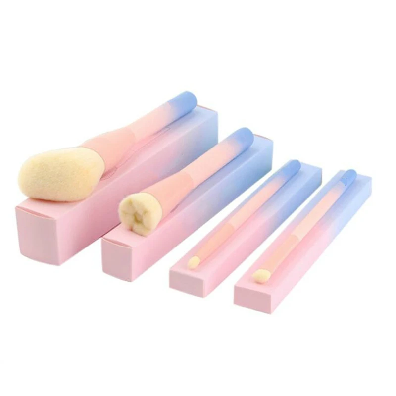 4pcs/Set Gradient Color Blue Pink Powder Foundation Eye Shadow Makeup Brushes Make up Brush
4pcs/Set Gradient Color Blue Pink Powder Foundation Eye Shadow Makeup Brushes Make up Brush