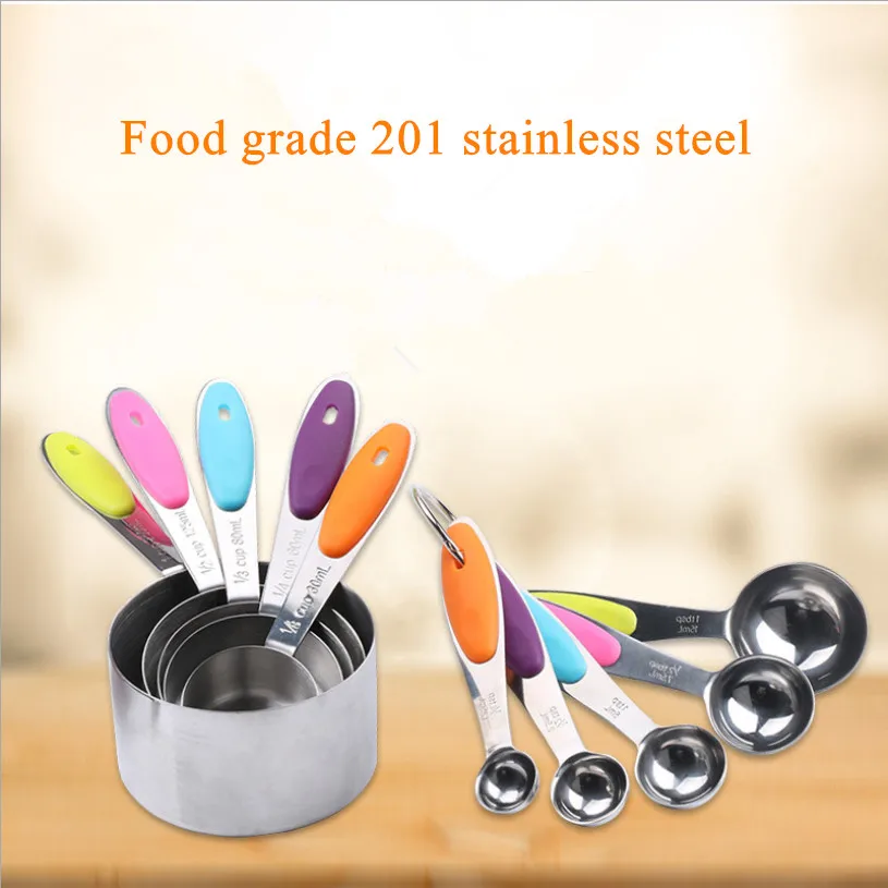 4/8pcs/SetStainless Steel Measuring Cup Kitchen Measuring Spoon Scoop For Baking Tea Coffee Kitchen Accessories Measuring Tool S
4/8pcs/SetStainless Steel Measuring Cup Kitchen Measuring Spoon Scoop For Baking Tea Coffee Kitchen Accessories Measuring Tool S