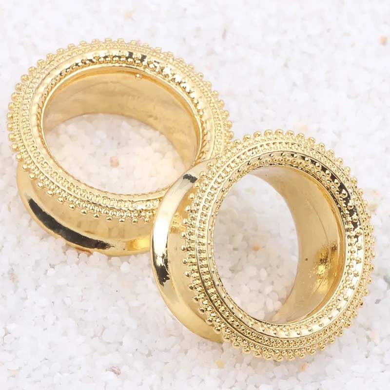 6-16mm New Design dotwork gold stainless steel ear gauges flesh tunnel expander stretcher era plugs body piercing jewelry
6-16mm New Design dotwork gold stainless steel ear gauges flesh tunnel expander stretcher era plugs body piercing jewelry