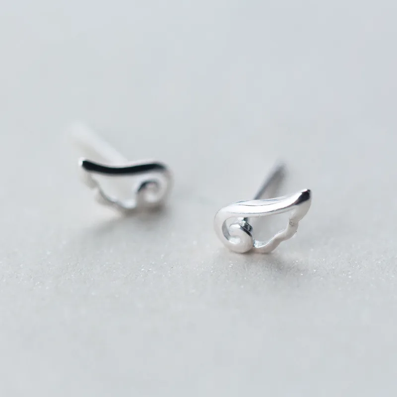100% 925 Sterling Silver Angel Wings Stud Earrings For Women Sterling-silver-jewelry pendientes mujer moda 2018 A089
100% 925 Sterling Silver Angel Wings Stud Earrings For Women Sterling-silver-jewelry pendientes mujer moda 2018 A089