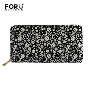 FORUDESIGNS Women Wallets and Purse Girls Coin Purse Hippie Prints Girls Card Holder Female PU Leather Long Wallets Handbags
FORUDESIGNS Women Wallets and Purse Girls Coin Purse Hippie Prints Girls Card Holder Female PU Leather Long Wallets Handbags
