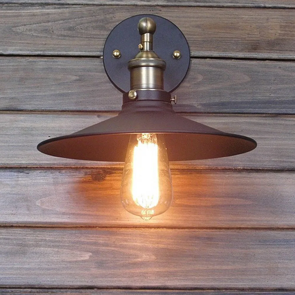 Becostar Metal balck bedside antique vintage wall lamp fixture indoor for living room lights szie D22cm
Becostar Metal balck bedside antique vintage wall lamp fixture indoor for living room lights szie D22cm