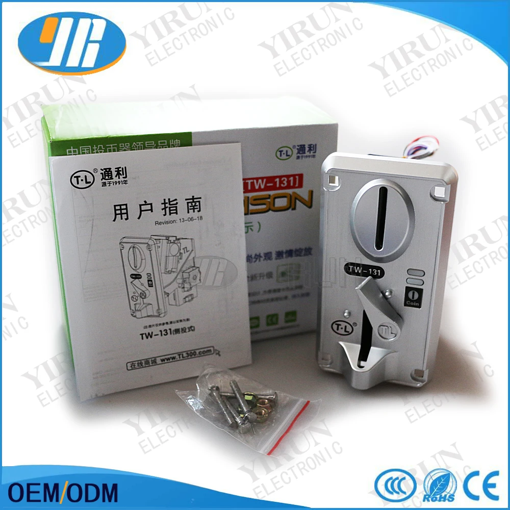 TL TW-131 new comparable coin acceptor coin selector Coin collector coin mech
TL TW-131 new comparable coin acceptor coin selector Coin collector coin mech