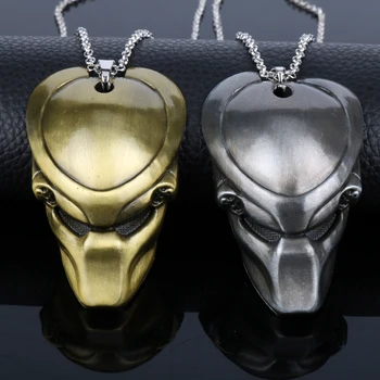 Alien Predator Necklace Alien head Mask Pendant Necklace Metal Statement Necklace Men's Hip Hop Jewelry Collier Colar
Alien Predator Necklace Alien head Mask Pendant Necklace Metal Statement Necklace Men's Hip Hop Jewelry Collier Colar