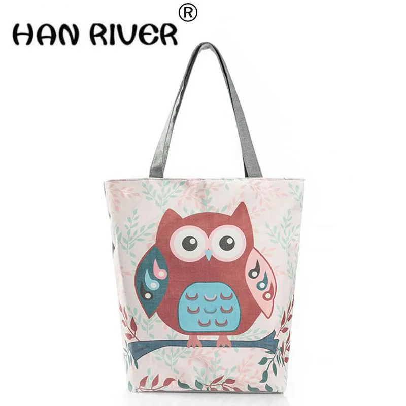 2017 new hot sales Cartoon Owl Print Casual Tote Lady Canvas Beach Bag Female Handbag Large Capacity women bags free shopping
2017 new hot sales Cartoon Owl Print Casual Tote Lady Canvas Beach Bag Female Handbag Large Capacity women bags free shopping
