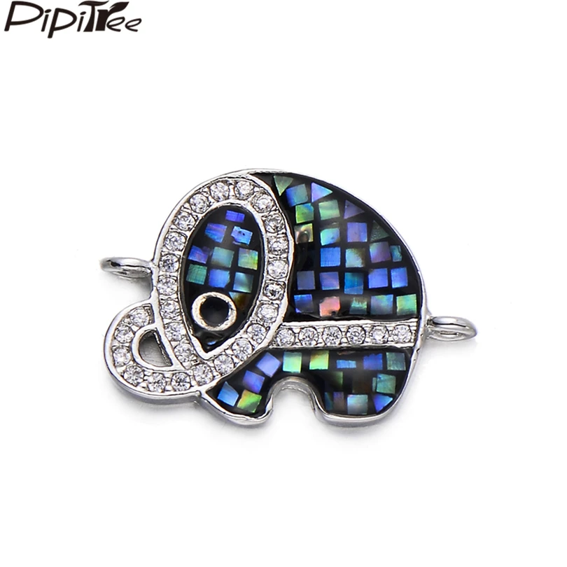 Pipitree Natural Abalone Shell Elephant Charms Beads for Jewelry Making Copper DIY Cubic Zirconia Stone Charms Accessories
Pipitree Natural Abalone Shell Elephant Charms Beads for Jewelry Making Copper DIY Cubic Zirconia Stone Charms Accessories