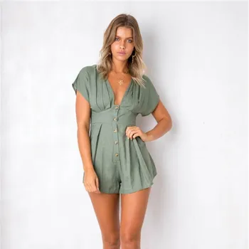 2019 Rompers Womens Jumpsuit Sexy Casual Playsuits Fashion Korean Summer Playsuits Plus Size
2019 Rompers Womens Jumpsuit Sexy Casual Playsuits Fashion Korean Summer Playsuits Plus Size