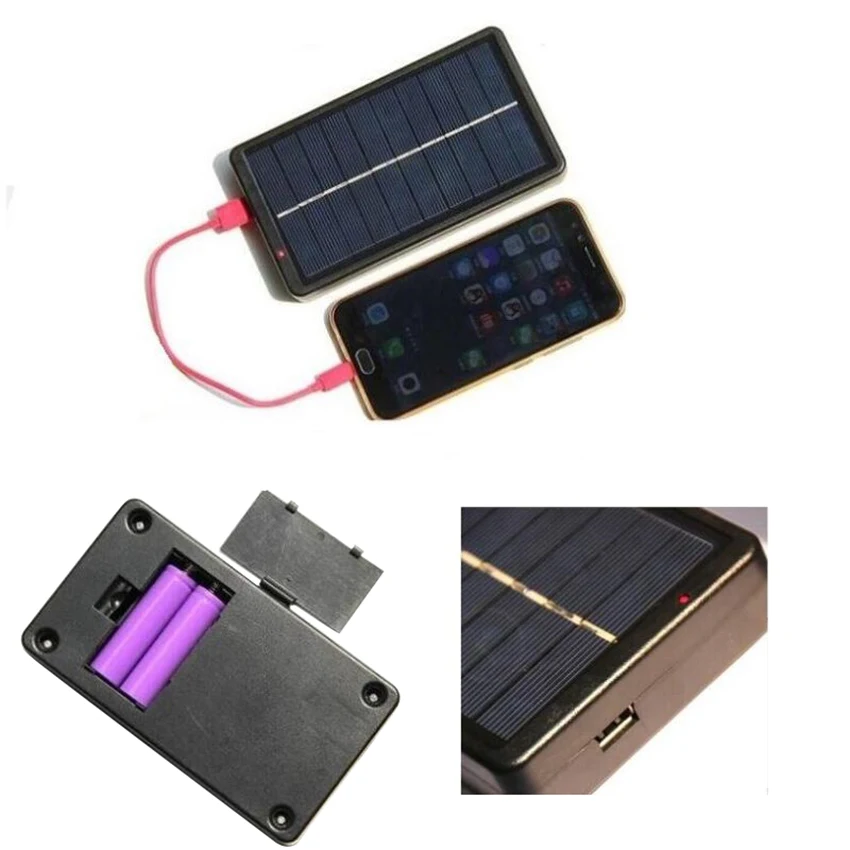 Фото 400mA портативный солнечный внешний аккумулятор зарядное устройство батареи