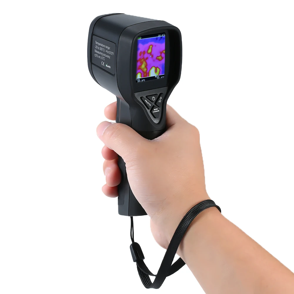 HT-175 Thermal Imager Mini LCD Digital Handheld IR Thermal Imaging Camera Infrared Thermometer Pyrometer -20-300 degree
HT-175 Thermal Imager Mini LCD Digital Handheld IR Thermal Imaging Camera Infrared Thermometer Pyrometer -20-300 degree