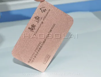 Rose Metal Gift card screen-print fixed QR code Variable corrosive Convex number texts in glossy metal
Rose Metal Gift card screen-print fixed QR code Variable corrosive Convex number texts in glossy metal