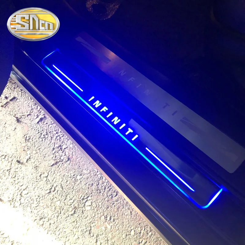 SNCN 4PCS Car LED Door Sill For Infiniti QX60 JX35 2011 - 2015 Ultra-thin Acrylic Dynamic LED Welcome Light Scuff Plate Pedal
SNCN 4PCS Car LED Door Sill For Infiniti QX60 JX35 2011 - 2015 Ultra-thin Acrylic Dynamic LED Welcome Light Scuff Plate Pedal