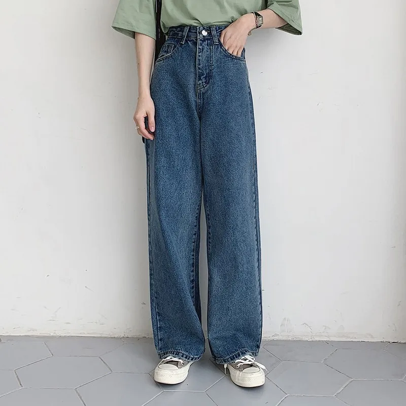 Boyfriend Jeans For Women Casual Vintage High Waist Jeans Denim Wide Leg Pants High Waist Denim Jeans Femme 
Boyfriend Jeans For Women Casual Vintage High Waist Jeans Denim Wide Leg Pants High Waist Denim Jeans Femme