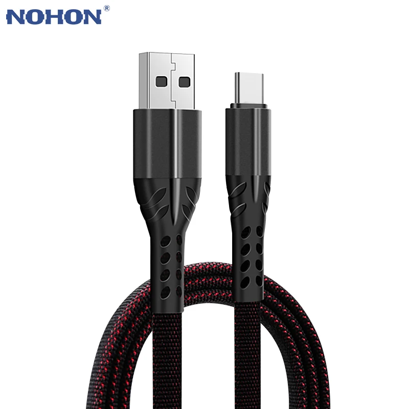 NOHON USB Type C Cable For Samsung S10 S9 Huawei P30 Pro Xiaomi Mi 9 8 Android Mobile Phone Cord Type-C USB Wire Quick Charging
NOHON USB Type C Cable For Samsung S10 S9 Huawei P30 Pro Xiaomi Mi 9 8 Android Mobile Phone Cord Type-C USB Wire Quick Charging