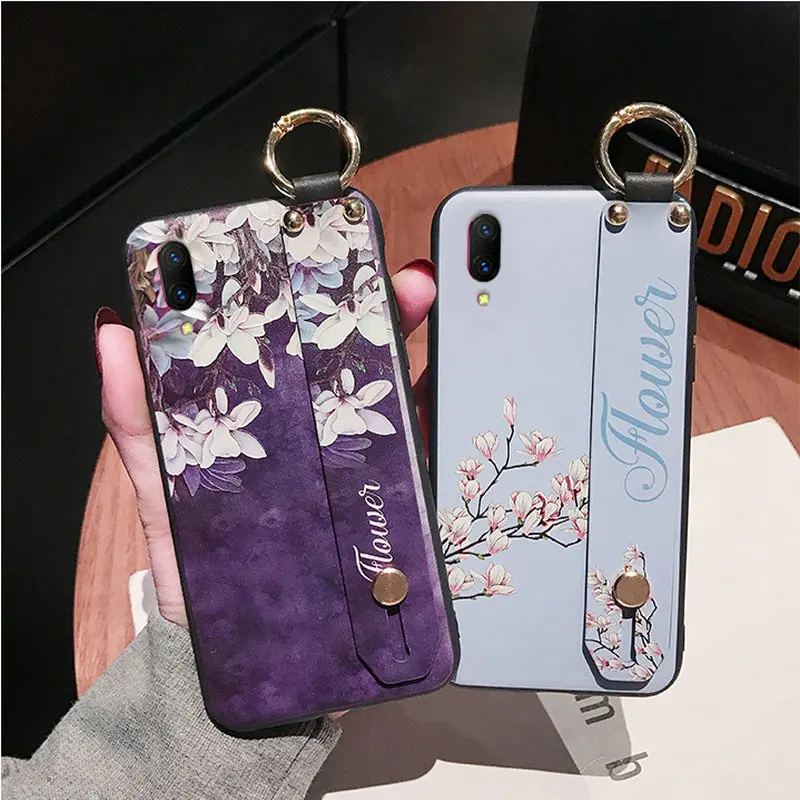 Wrist Strap Soft TPU Case For Huawei P Smart Plus Flower Pattern Holder Cases Luxury Fashion Cover P9 P10 P20 Lite P30 Pro Matte
Wrist Strap Soft TPU Case For Huawei P Smart Plus Flower Pattern Holder Cases Luxury Fashion Cover P9 P10 P20 Lite P30 Pro Matte
