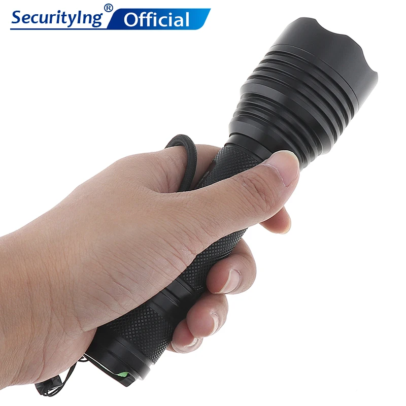 SecurityIng Waterproof Light T6 LED Flashlight Torch Lamp with 5 Switch Modes and Handles Rope for Household / Outdoor Hiking
SecurityIng Waterproof Light T6 LED Flashlight Torch Lamp with 5 Switch Modes and Handles Rope for Household / Outdoor Hiking