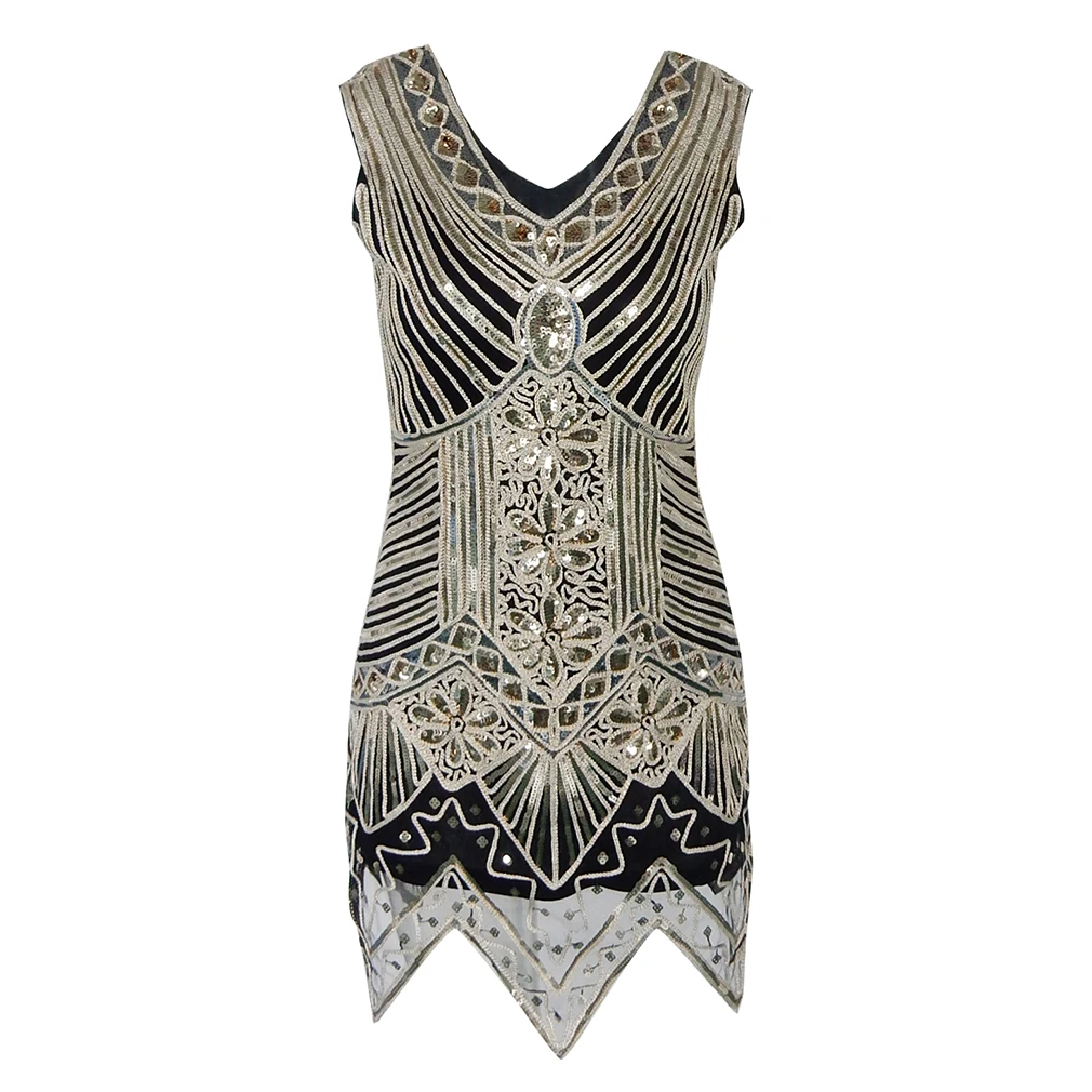 Women's 1920s Dance Dress Shining Flapper Dress 1920s Vintage Gatsby Great Gatsby Charleston Sequin Tassel Party Sequins Dress
Women's 1920s Dance Dress Shining Flapper Dress 1920s Vintage Gatsby Great Gatsby Charleston Sequin Tassel Party Sequins Dress