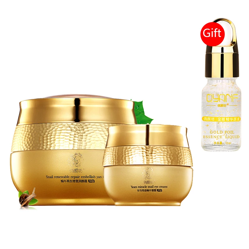 1pc Snail Cream Anti Age Whitening Face Cream+1pc Snail Eye Cream Dark Circle Skin Care+1pc Gold Foil Anti Wrinkle Serum
1pc Snail Cream Anti Age Whitening Face Cream+1pc Snail Eye Cream Dark Circle Skin Care+1pc Gold Foil Anti Wrinkle Serum