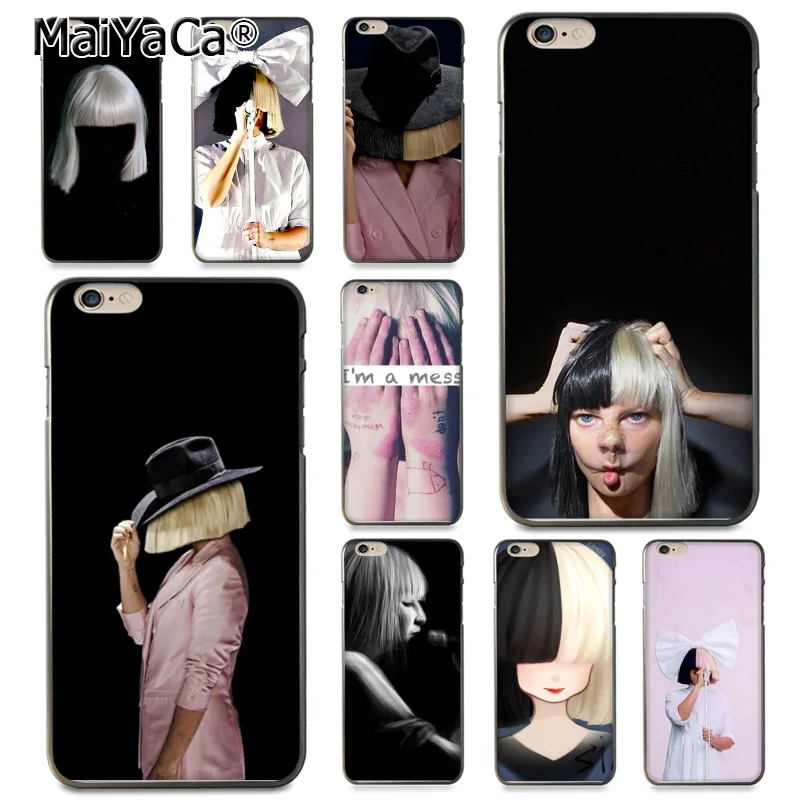 MaiYaCa Popular Star Sia Coque Shell Phone Case for Apple iPhone 8 7 6 6S Plus X 5 5S SE 5C Cover
MaiYaCa Popular Star Sia Coque Shell Phone Case for Apple iPhone 8 7 6 6S Plus X 5 5S SE 5C Cover