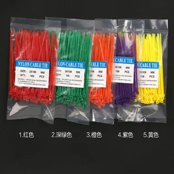 Free shipping 600Pcs/pack 3*100mm width 2.5mm Colorful Factory Standard Self-locking Plastic Nylon Cable Ties,Wire Zip Tie
Free shipping 600Pcs/pack 3*100mm width 2.5mm Colorful Factory Standard Self-locking Plastic Nylon Cable Ties,Wire Zip Tie