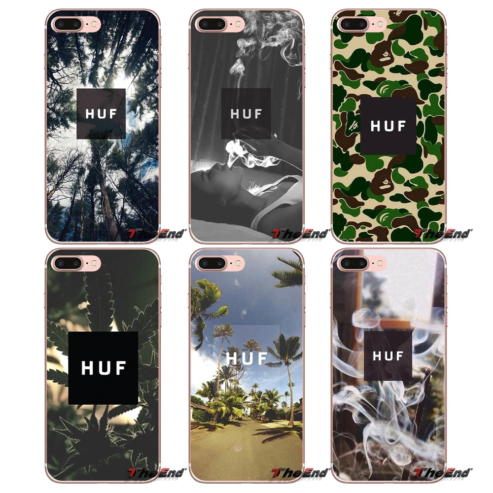 Летний роскошный брендовый чехол с бриллиантами Supply Huf для Apple iPhone X 4 4S 5 5S SE 5C 6 6S 7 8