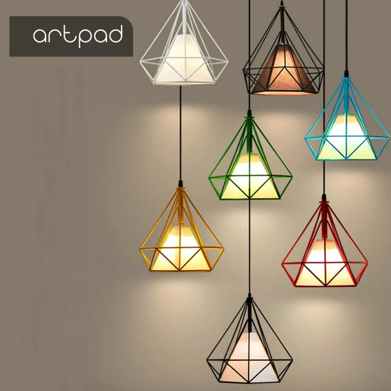 Artpad Three Heads Simple Industrial Style Iron Earth Diamond Model E27 Restaurant Pendant Lighting Kitchen Hanging Lights
Artpad Three Heads Simple Industrial Style Iron Earth Diamond Model E27 Restaurant Pendant Lighting Kitchen Hanging Lights