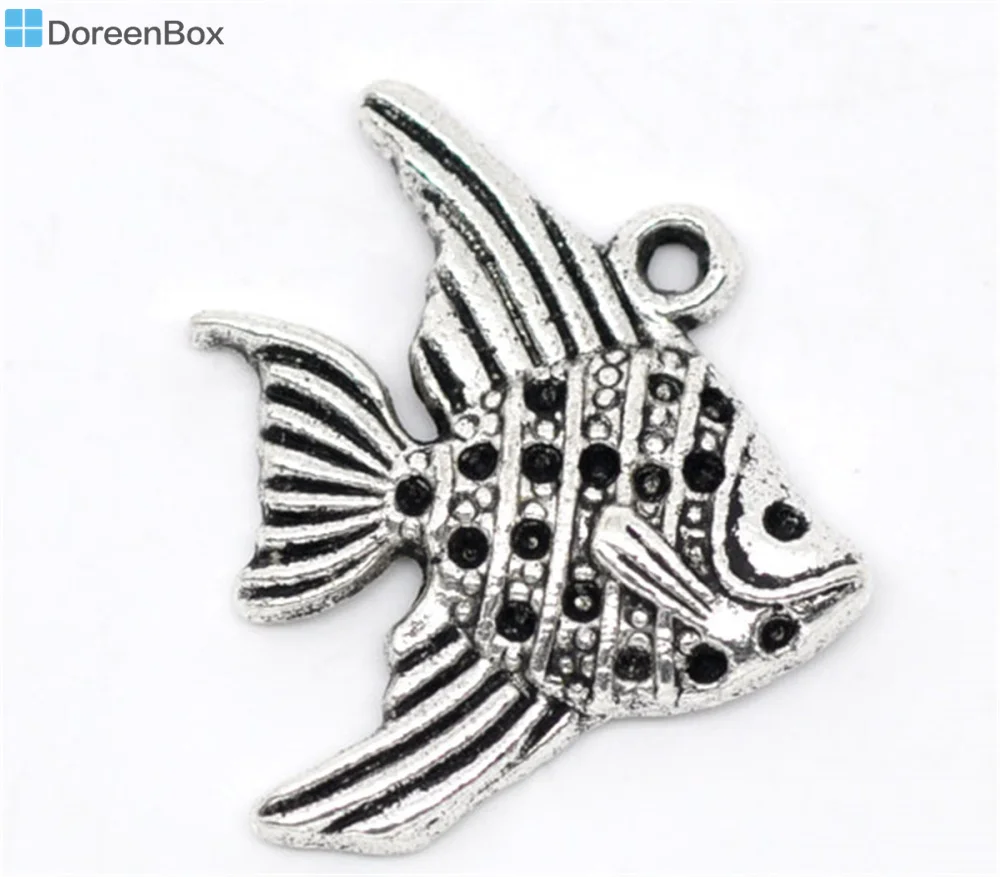 Doreen Box Lovely 30 Silver Tone Fish Charms Pendants 21x19mm Findings (B08591)
Doreen Box Lovely 30 Silver Tone Fish Charms Pendants 21x19mm Findings (B08591)