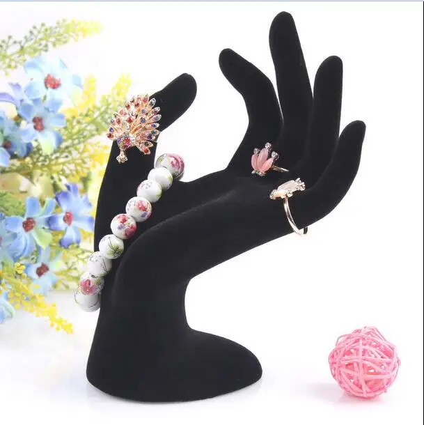 Free Ship 2pcs Black Velvet Jewelry Ring Bracelet Necklace Hanging Hand Display Holder
Free Ship 2pcs Black Velvet Jewelry Ring Bracelet Necklace Hanging Hand Display Holder