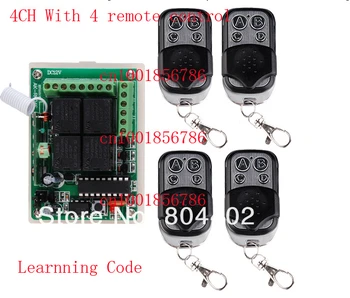 New Receiver & 4Transmitter 12V 4CH FR Wireless Remote Control Switch System Working Way is adjustable 200M F garage door /lamp
New Receiver & 4Transmitter 12V 4CH FR Wireless Remote Control Switch System Working Way is adjustable 200M F garage door /lamp