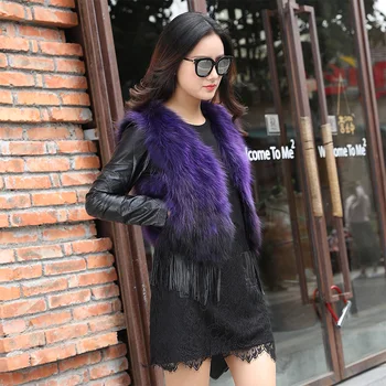 European station 2018 autumn and winter fashion Faux Fox Fur Vest short section was thin imitation fox fur grass vest female
European station 2018 autumn and winter fashion Faux Fox Fur Vest short section was thin imitation fox fur grass vest female