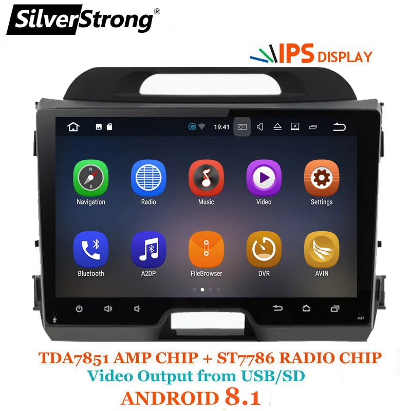 SilverStrong Android9.0 IPS Car Android Radio For KIA SPORTAGE 3 2009-2015 Navi SportageR GPS with Option DSP DAB TPMS DVR
SilverStrong Android9.0 IPS Car Android Radio For KIA SPORTAGE 3 2009-2015 Navi SportageR GPS with Option DSP DAB TPMS DVR