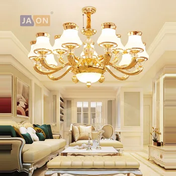 led e14 Postmodern Iron Glass Crystal Gold White Chandelier Lighting Lamparas De Techo Suspension Luminaire Lampen For Foyer
led e14 Postmodern Iron Glass Crystal Gold White Chandelier Lighting Lamparas De Techo Suspension Luminaire Lampen For Foyer