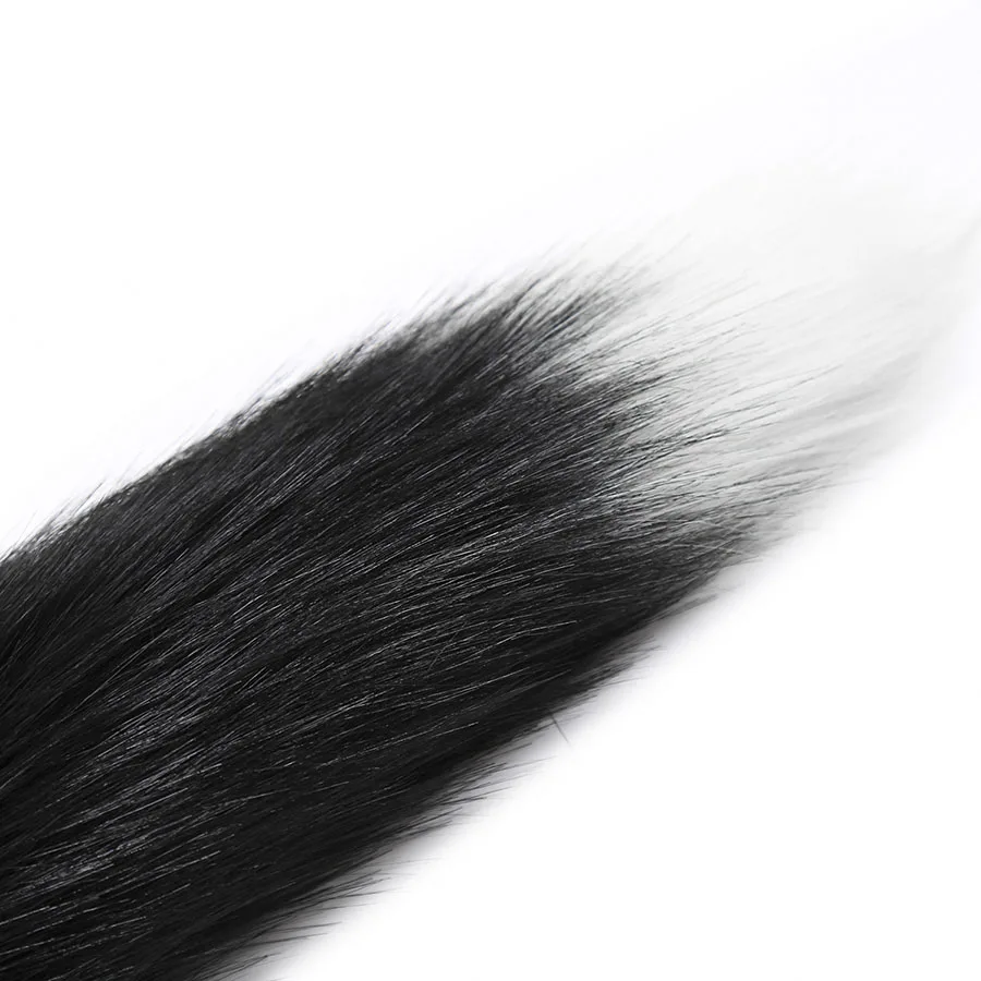 Силиконовая анальная пробка Lola Games Emotions Furry с хвостом, черный 4050-02lola - Lola Toys - Анальные пробки с хвостом - Купить