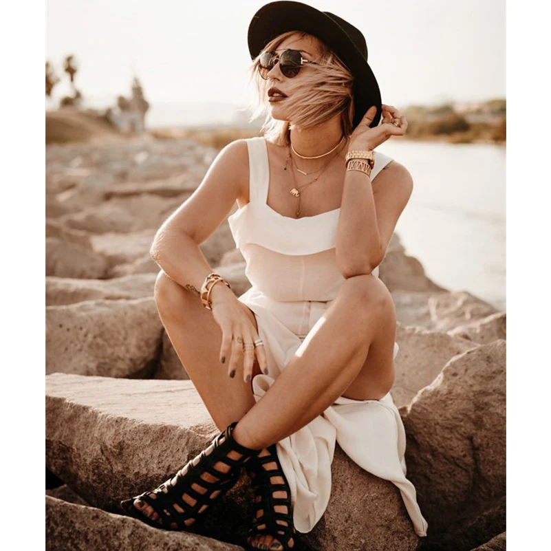 AEL Pocket Front Belted Wide Leg Jumpsuit Women Boho Sleeveless Spaghetti Strap Summer Jumpsuit Solid Mid Waist White Jumpsuit
AEL Pocket Front Belted Wide Leg Jumpsuit Women Boho Sleeveless Spaghetti Strap Summer Jumpsuit Solid Mid Waist White Jumpsuit