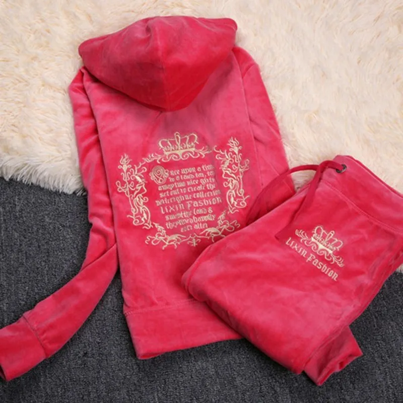 Spring 2024 Women Fashion 10 Colors Pattern Embroidery Velvet Suit Women's Clothing Tracksuit Women Two Piece Set
Spring 2024 Women Fashion 10 Colors Pattern Embroidery Velvet Suit Women's Clothing Tracksuit Women Two Piece Set