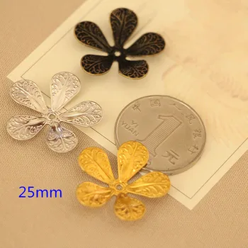 Free Shipping - 30 pcs Brass Stamping Flowers With Hole in Middle,5-Petal Flower Brass Bead Caps,Great Details,DIY Supplies
Free Shipping - 30 pcs Brass Stamping Flowers With Hole in Middle,5-Petal Flower Brass Bead Caps,Great Details,DIY Supplies