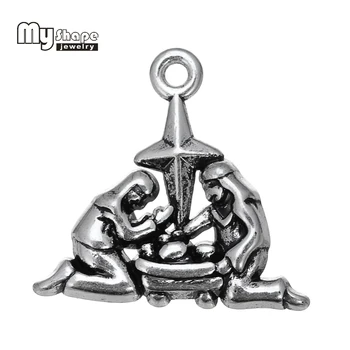 my shape 30pcs diy zinc alloy tibetan silver Plated Nativity Scene religious charm floating pendants lockets for jewelry making
my shape 30pcs diy zinc alloy tibetan silver Plated Nativity Scene religious charm floating pendants lockets for jewelry making