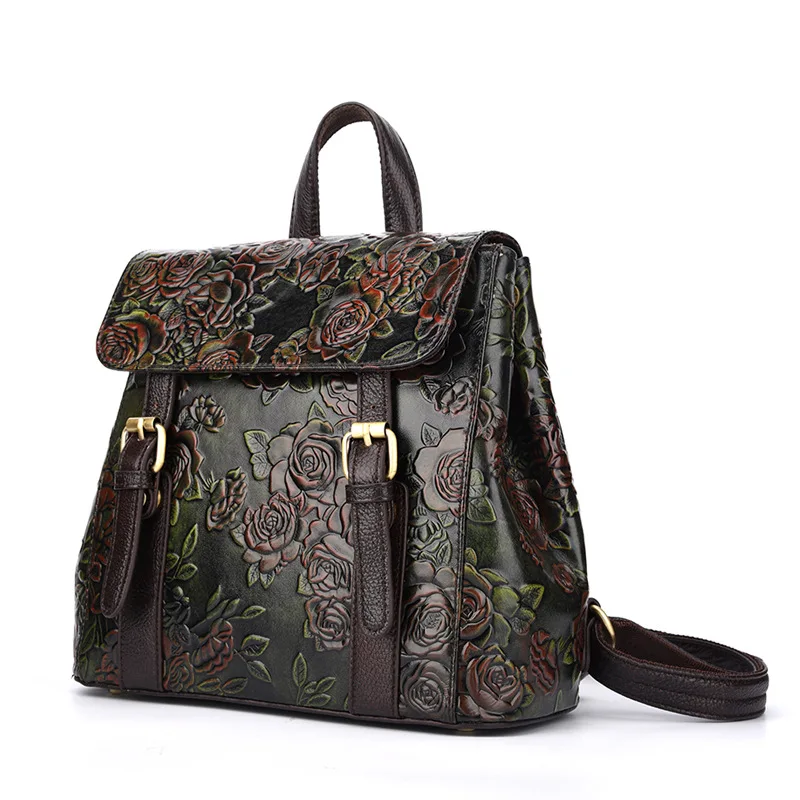 Ms. Korean version of the hand-rubbing retro craft backpack Ms. leather trend of the school embossed backpack
Ms. Korean version of the hand-rubbing retro craft backpack Ms. leather trend of the school embossed backpack