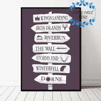 Game of Thrones Locations Abstract Art Canvas Poster Wall Picture for Living Room No Frame
Game of Thrones Locations Abstract Art Canvas Poster Wall Picture for Living Room No Frame